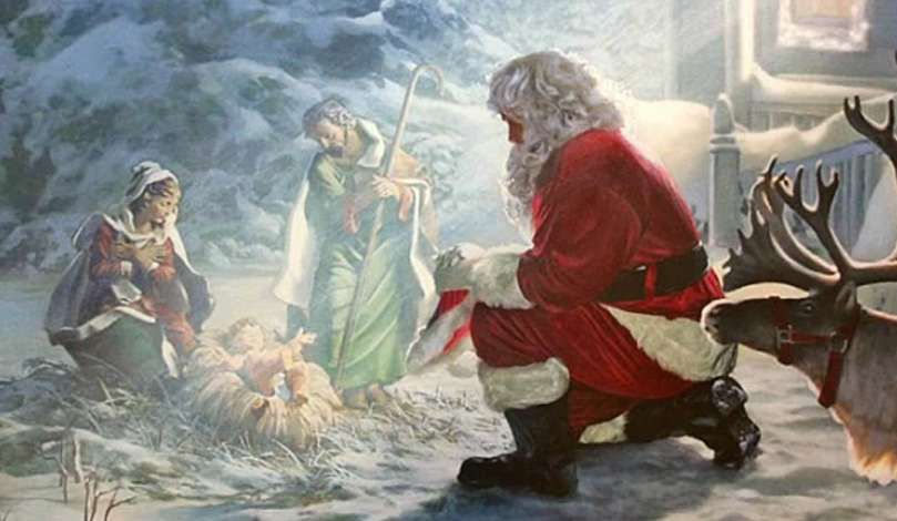 Santa and Jesus – helping kids understand the true gift of Christmas through faith and generosity.