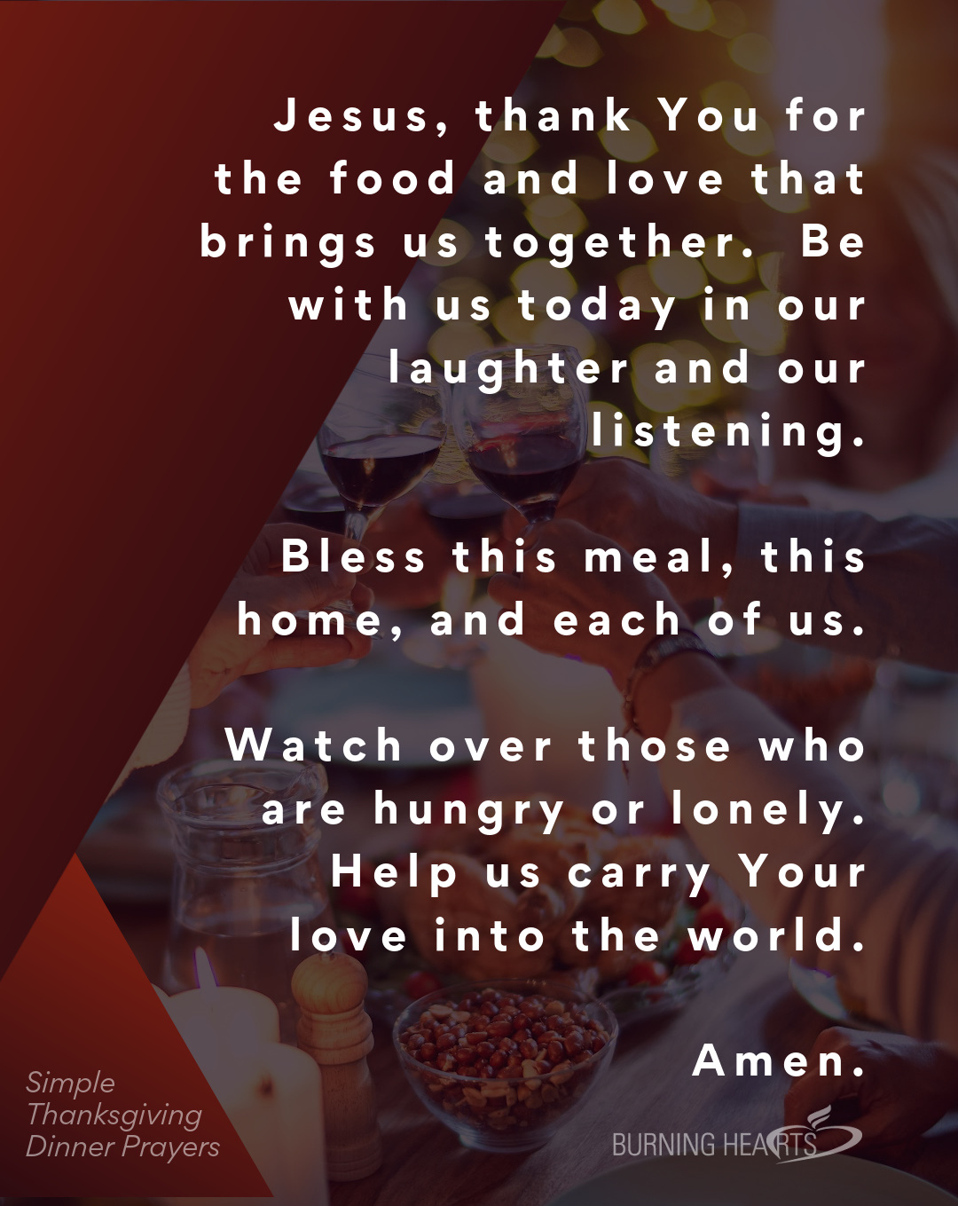 A Thanksgiving Prayer for Families with Tension