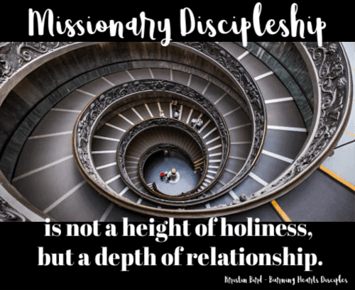 missionary discipleship depth of relationship small