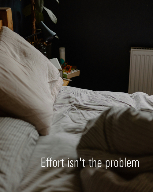 unmade bed for reflection on discipleship, evangelization