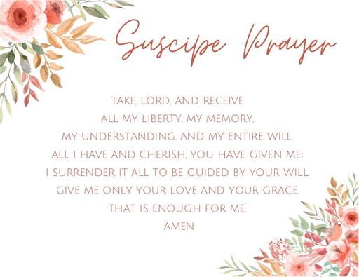 Suscipe Prayer