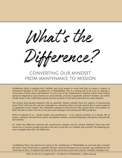 What's the Difference: Maintenance vs Mission