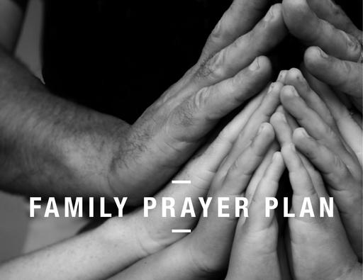 Personal Prayer Plan