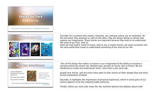 Share Your Story Slides