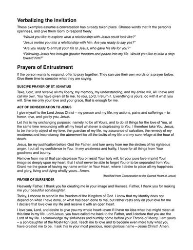 Kerygma: Verbalizing the Invitation